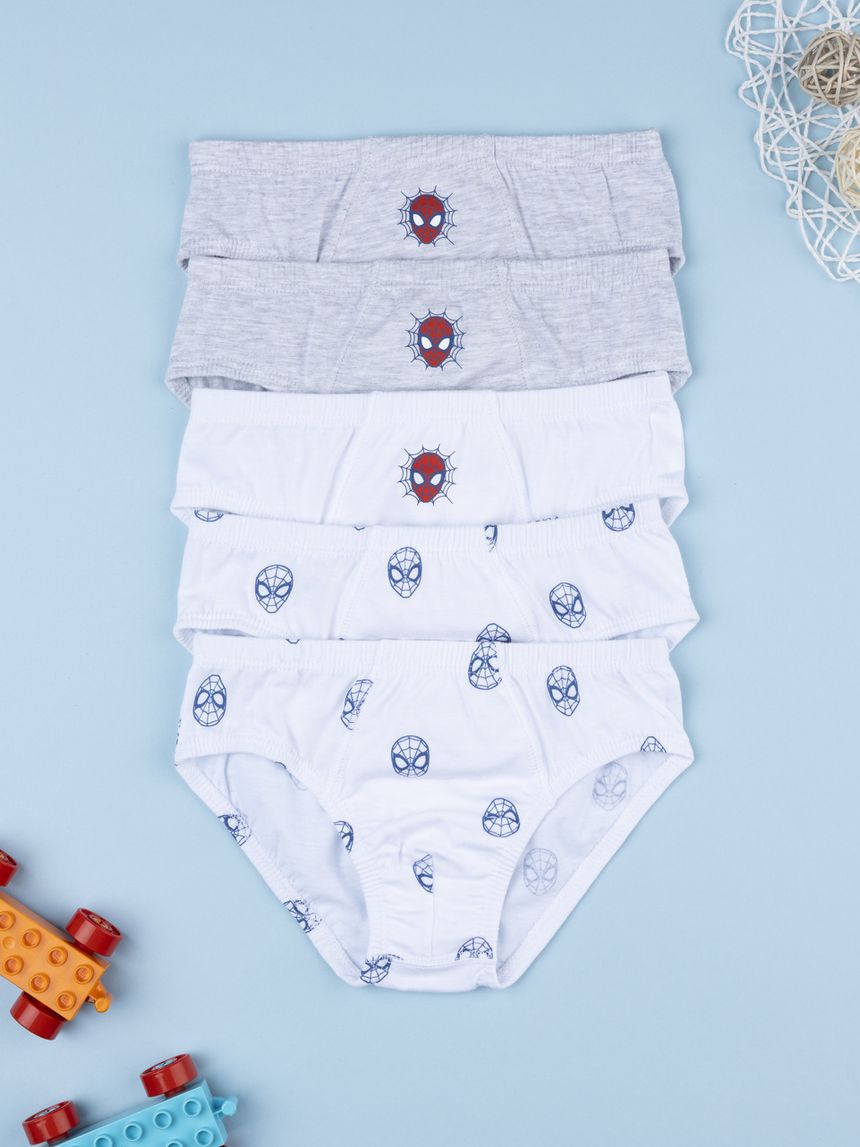 παιδικά σλιπ πακέτο x5 spiderman για αγόρι - Prénatal