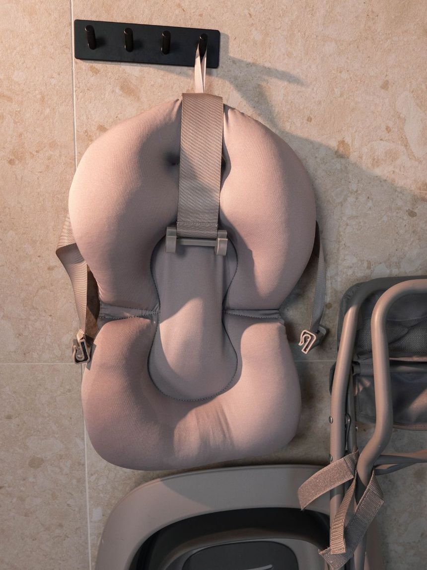 Twistshake βρεφικό μπανάκι με μειωτή και βοηθητική κανάτα faded grey 32-08-78146 - Twistshake