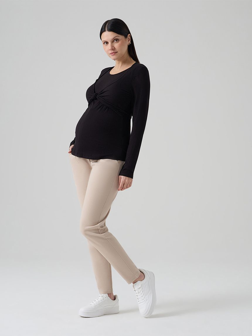 γυναικείο παντελόνι εγκυμοσύνης μπεζ - Prénatal