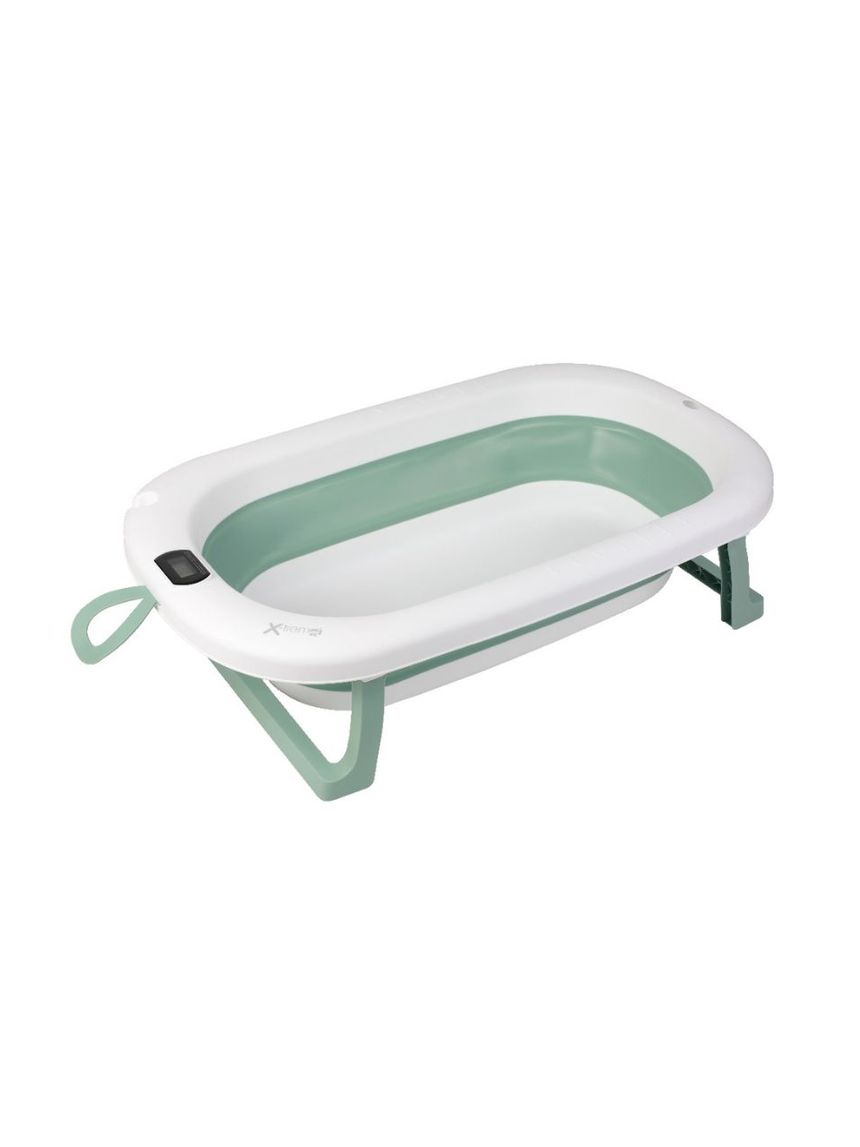 X-treme baby πτυσόμενο μπανάκι μωρού με ενσωματωμένο θερμόμετρο green xt319 - X-TREME BABY