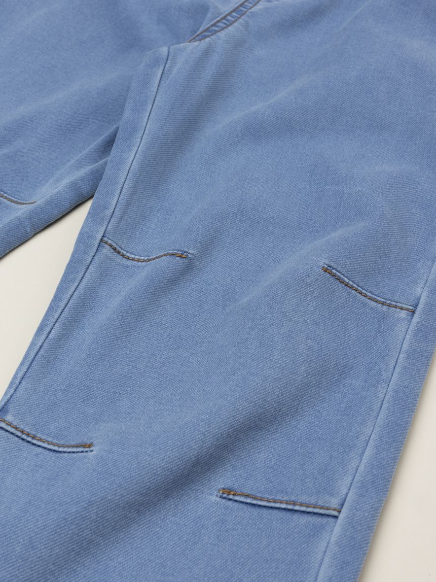 παιδικό τζιν παντελόνι μπλε ανοιχτό με κορδόνι για αγόρι - Prénatal