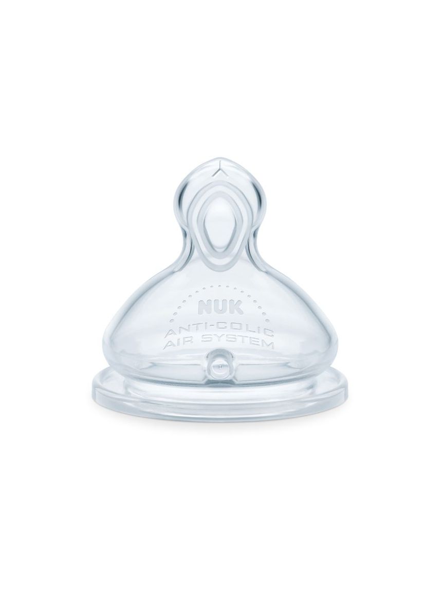 Nuk θηλή σιλικόνης first choice 2τμχ μέγεθος flowcontrol 6m+ - Nuk