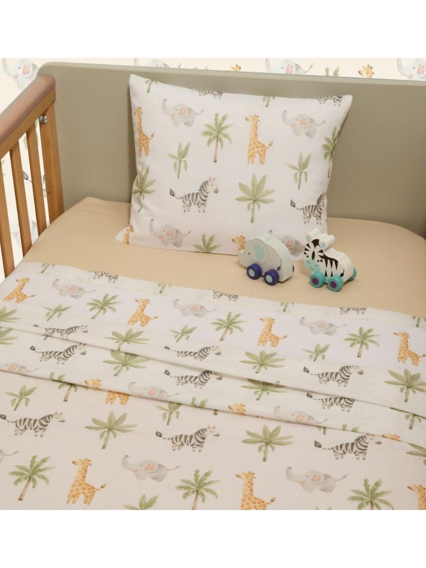 Baby oliver σετ σεντόνια κούνιας 110×170cm με λάστιχο σχέδιο 424 46-6706/424 - BABY OLIVER