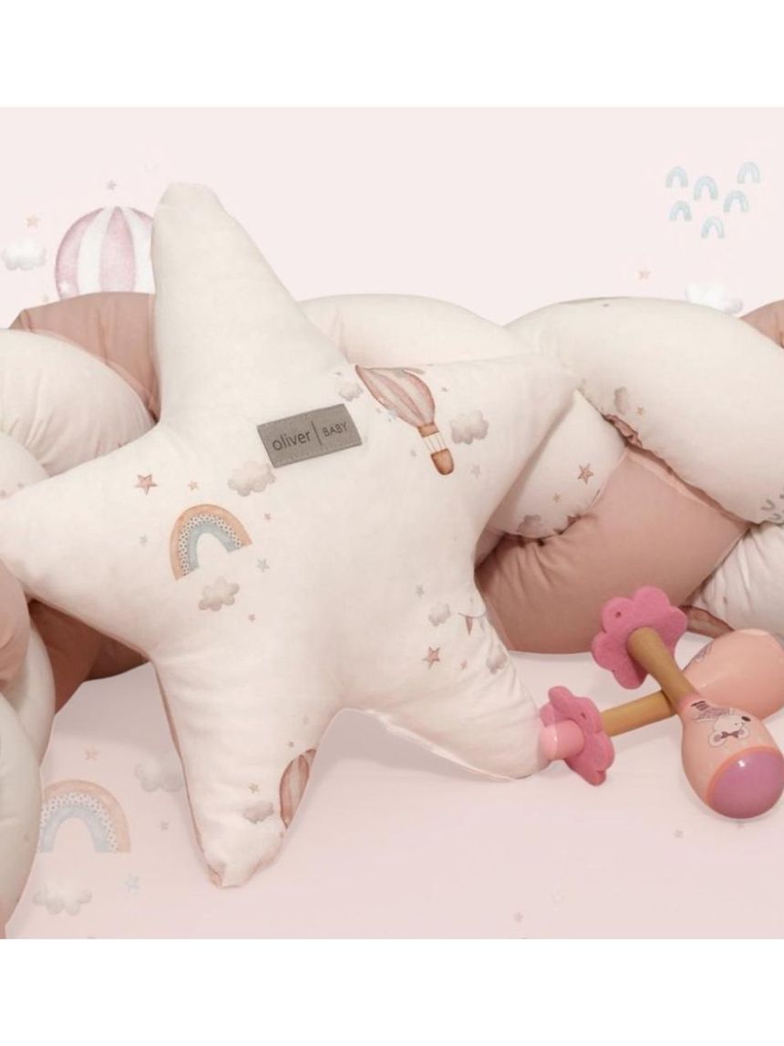 Baby oliver διακοσμητικό μαξιλάρι αστέρι σχέδιο 422 σάπιο μήλο 46-6710/422 - BABY OLIVER