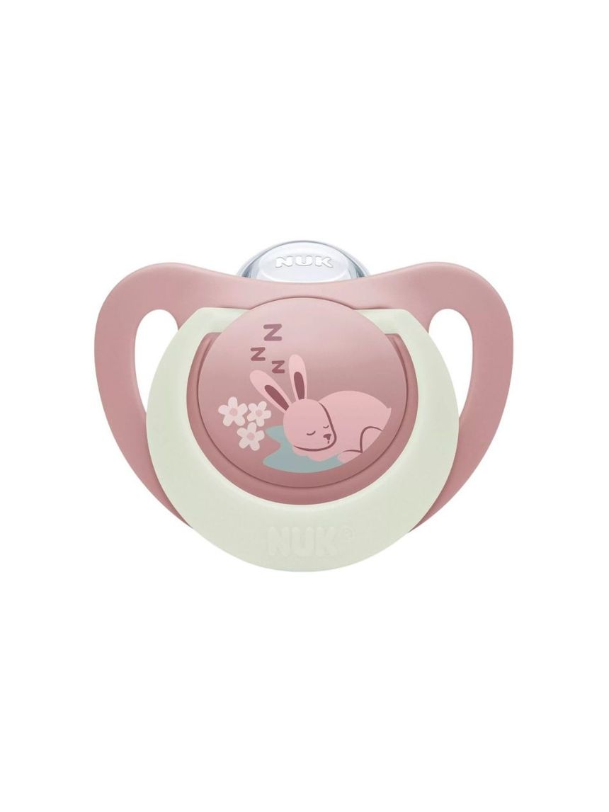 Nuk πιπίλα σιλικόνης first choice night 0-6m rabbit - Nuk