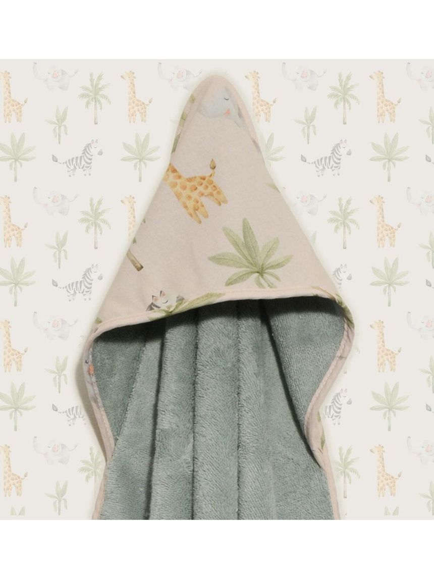 Baby oliver μπουρνούζι κάπα σχέδιο λαδί 425 46-6730/425 - Baby Oliver