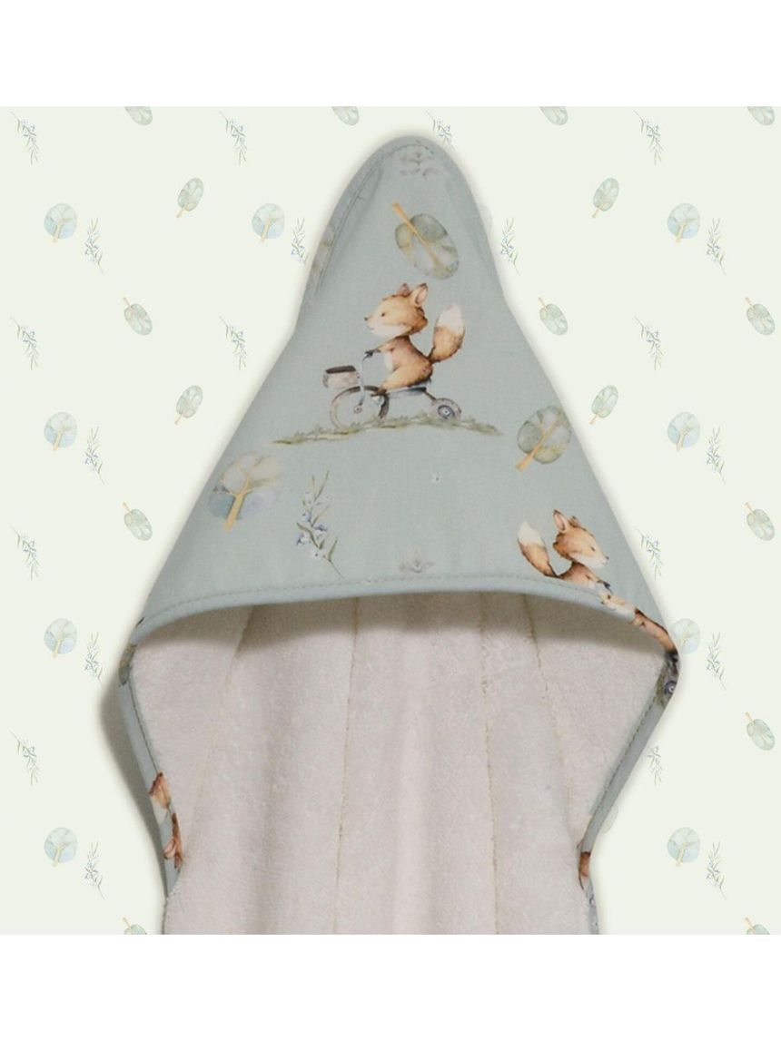 Baby oliver μπουρνούζι κάπα σχέδιο 429 λευκό 46-6730/429 - BABY OLIVER