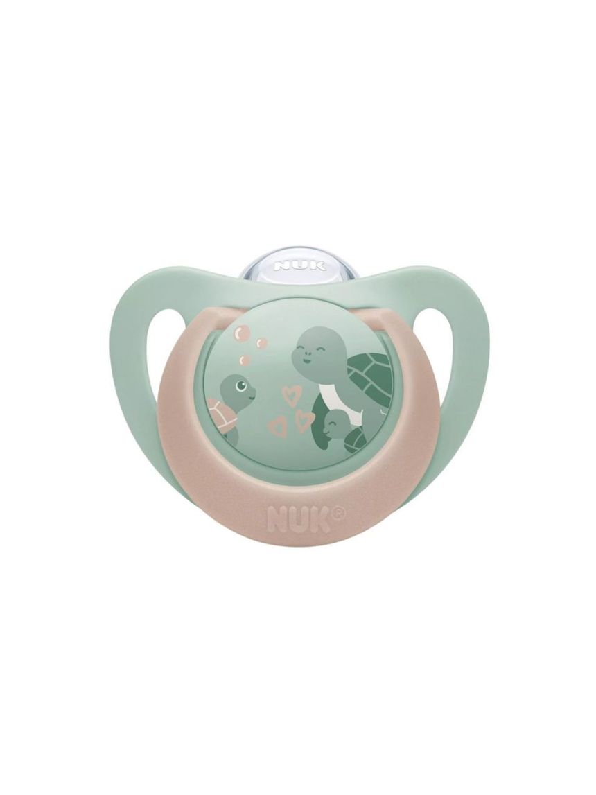 Nuk πιπίλα σιλικόνης first choice soft 18-36m turtle - Nuk