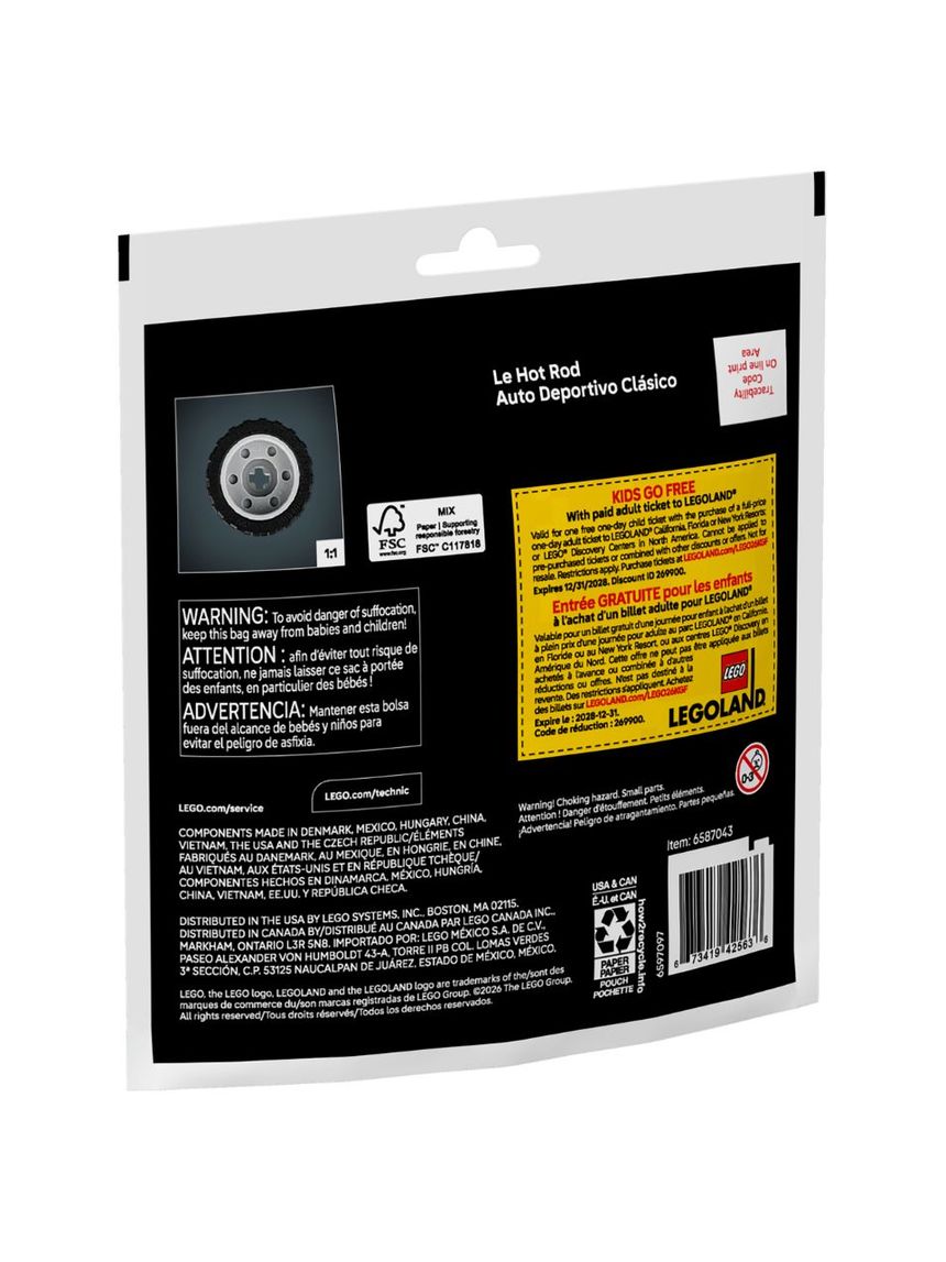 Lego technic hot rod car 30735 - Lego, Lego Technic
