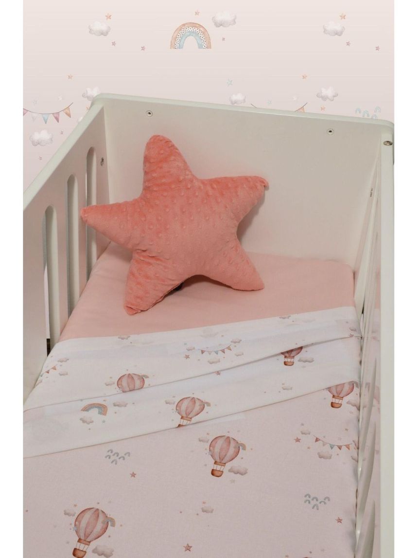 Baby oliver σετ σεντόνια λίκνου 75×110cm σχέδιο 422 46-6704/422 - BABY OLIVER