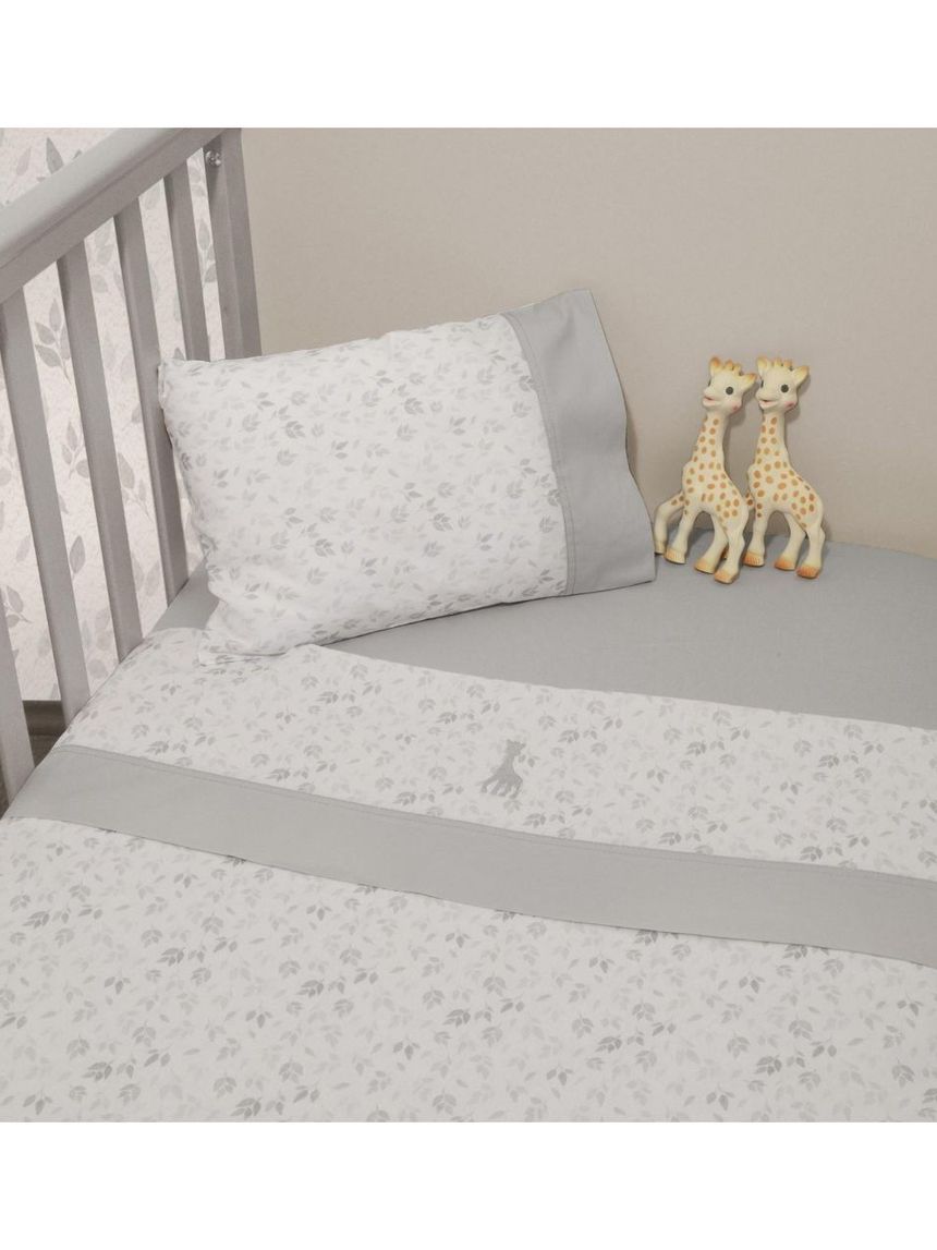 Sophie la girafe σετ σεντόνια κούνιας 110×170cm με λάστιχο σχέδιο 507 46-6706/507 - SOPHIE LA GIRAFE