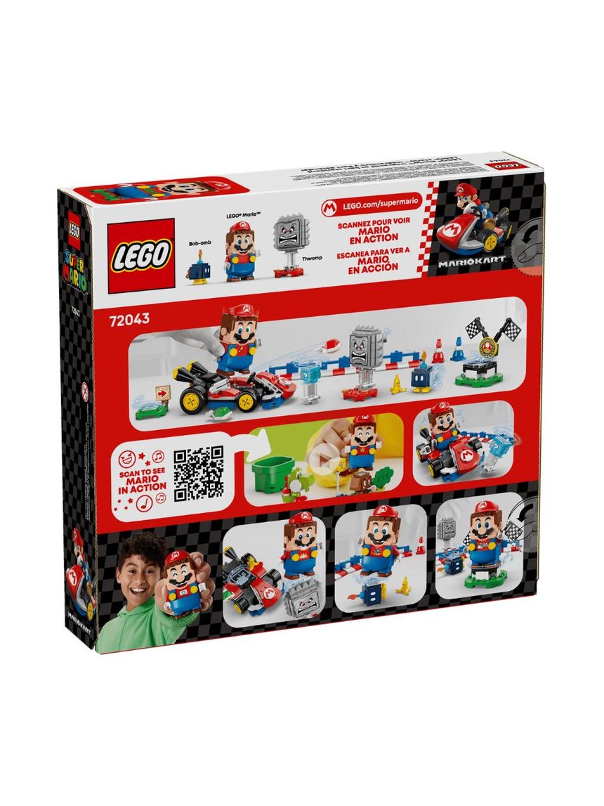 Lego super mario kart-interactive lego mario & standard kart 72043 - Lego, LEGO Super Mario