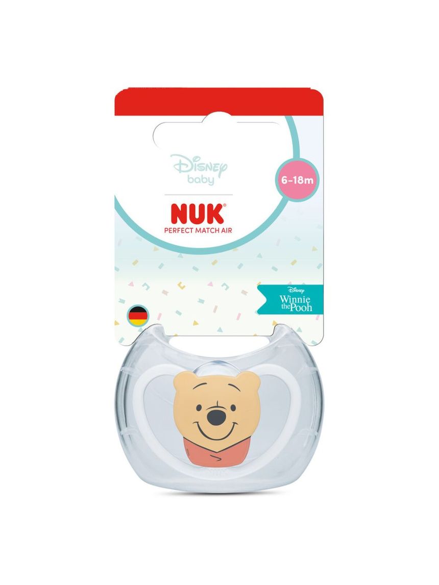 Nuk πιπίλα σιλικόνης perfect match air disney winnie the pooh 6-18m white - Nuk