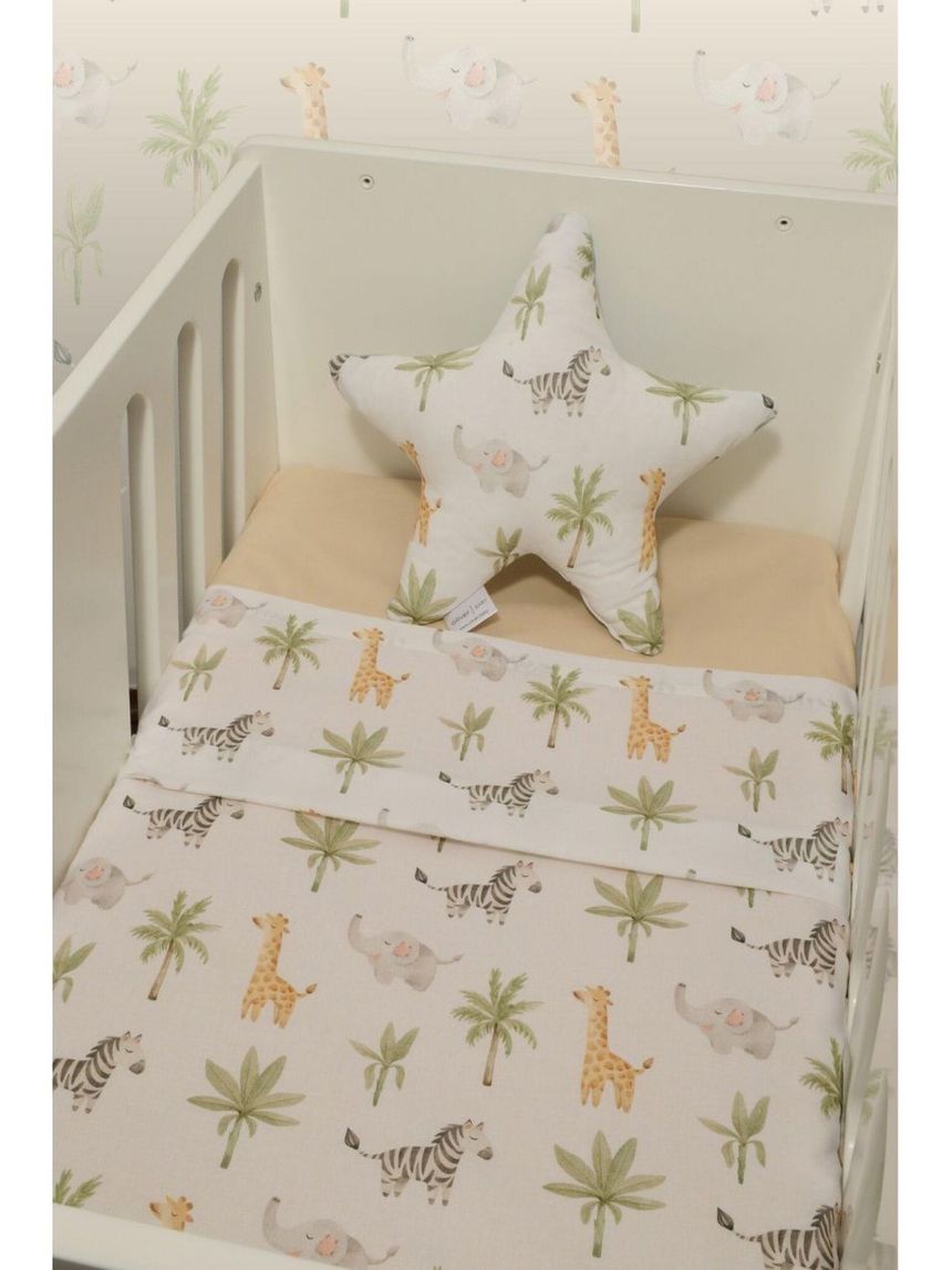 Baby oliver σετ σεντόνια λίκνου 75×110cm σχέδιο 424 46-6704/424 - BABY OLIVER