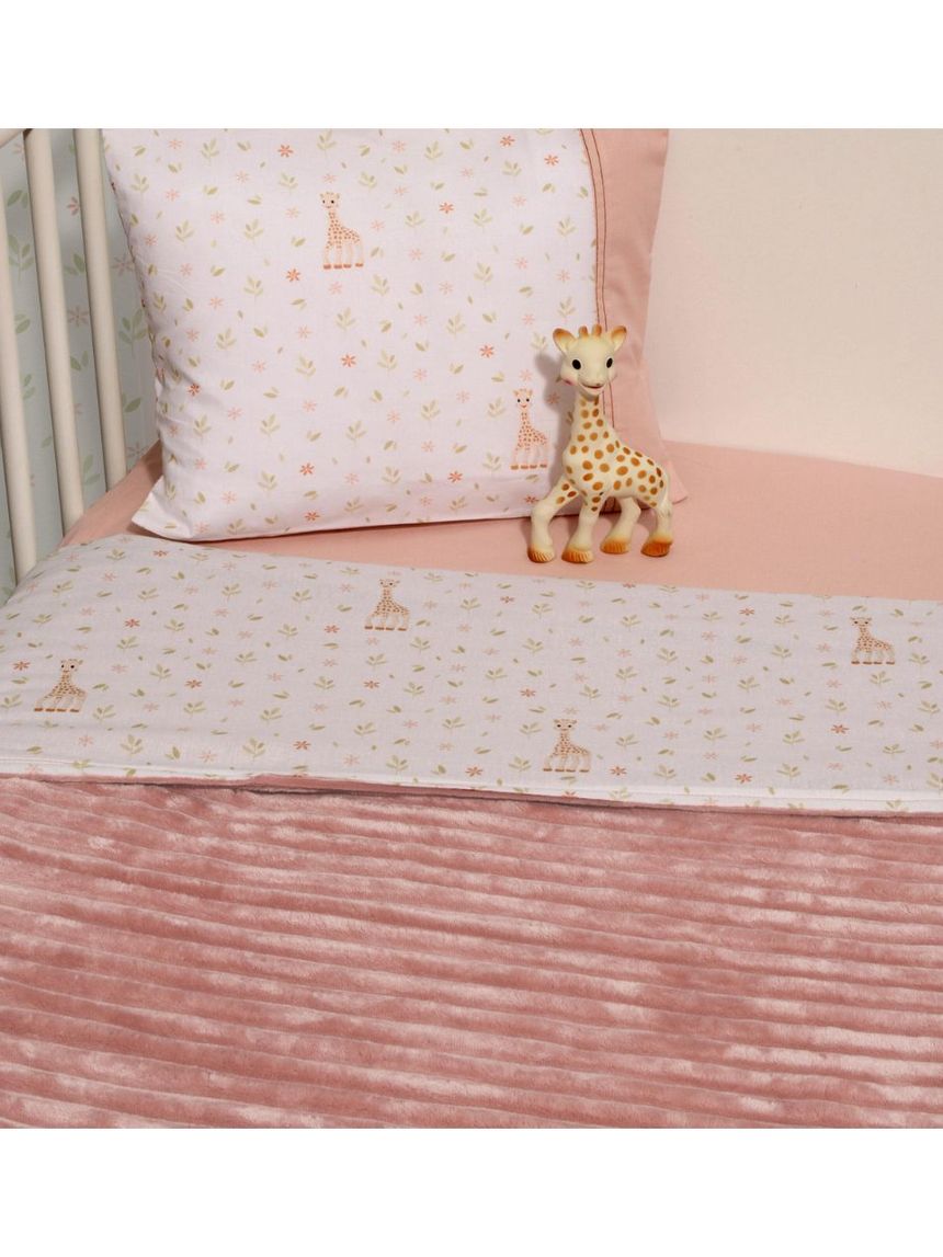 Sophie la girafe minky κουβέρτα λίκνου διπλής όψης σχέδιο 502 46-6735/502 - SOPHIE LA GIRAFE