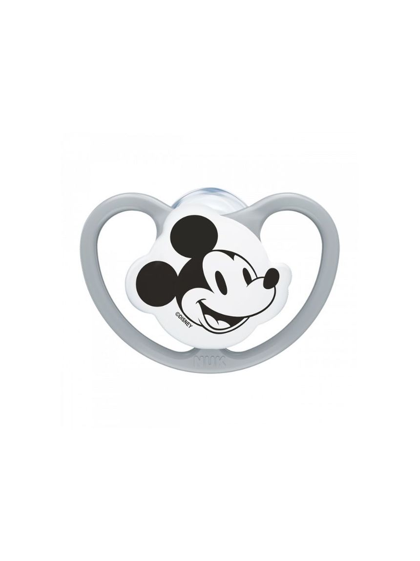 Nuk πιπίλα σιλικόνης perfect match air mickey 6-18m grey - Nuk