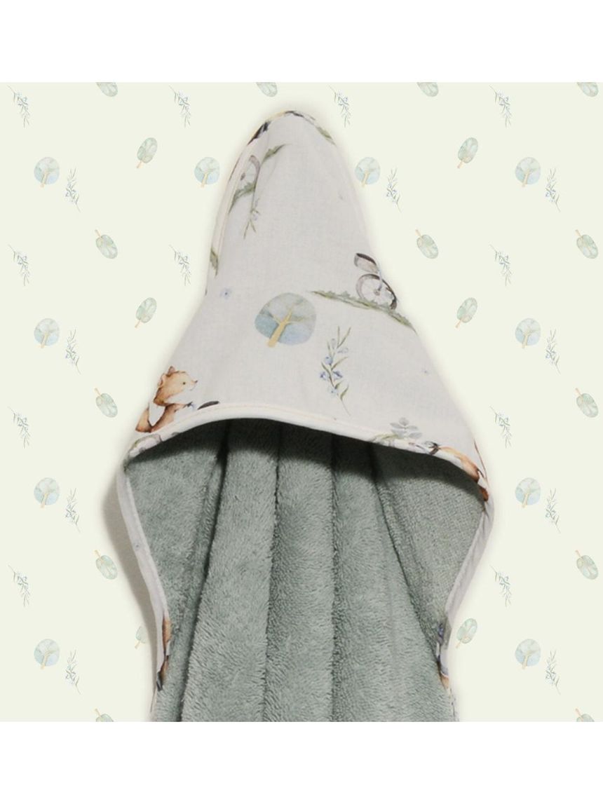 Baby oliver μπουρνούζι κάπα σχέδιο 423 λαδί 46-6730/423 - BABY OLIVER