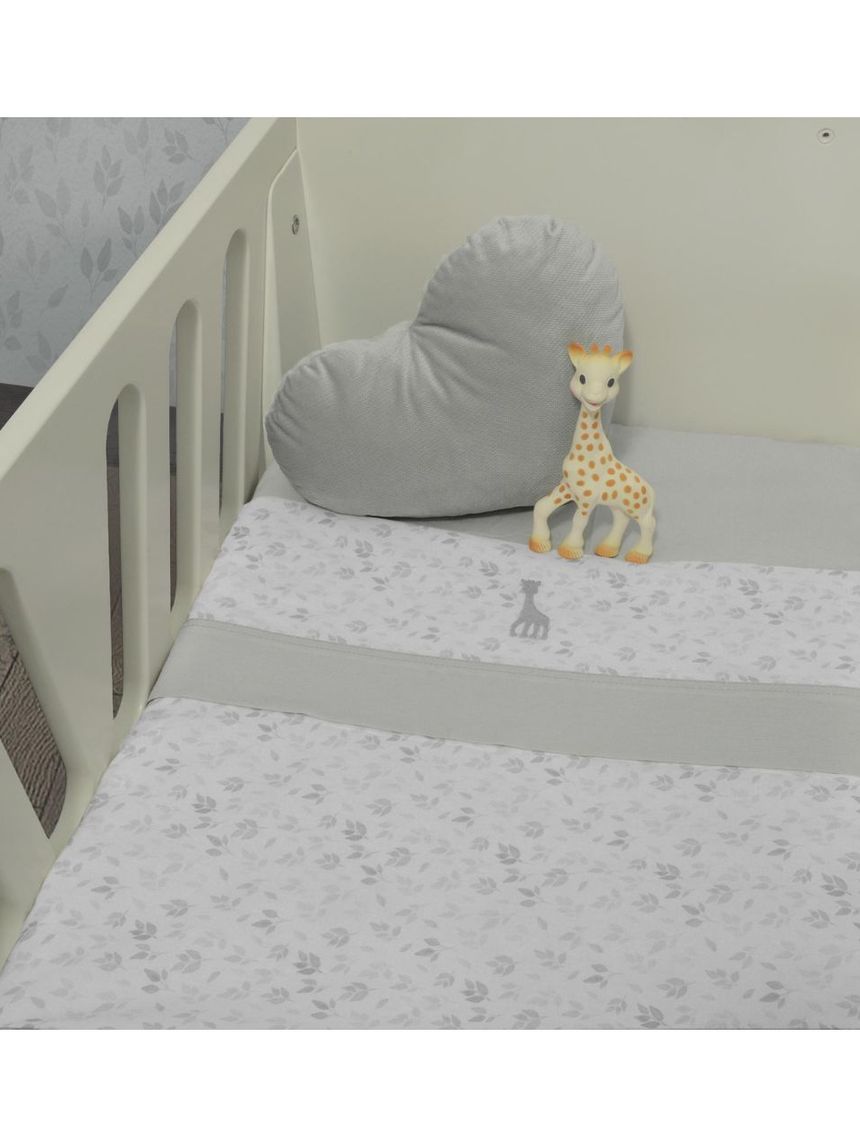 Sophie la girafe σετ σεντόνια λίκνου 80×110cm σχέδιο 507 46-6704/507 - SOPHIE LA GIRAFE