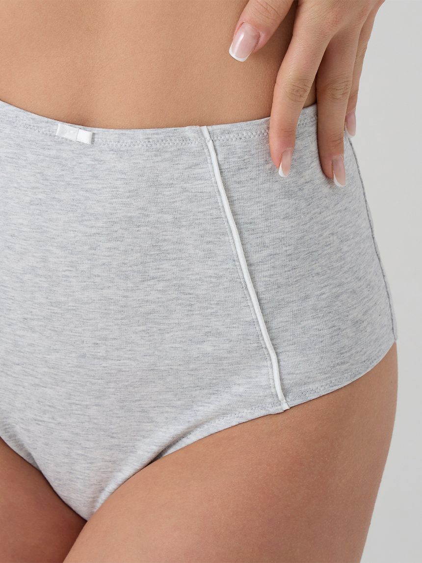 γυναικείο σλιπ εγκυμοσύνης γκρι με φιογκάκι - Prénatal