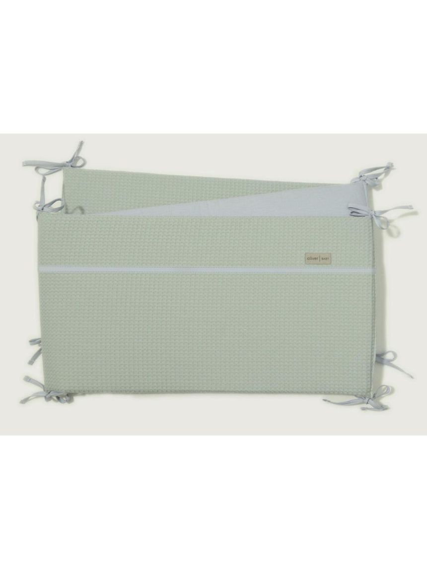 Baby oliver πάντα προστασίας κρεβατιού πικέ μέντα 453 46-6702/453 - Baby Oliver