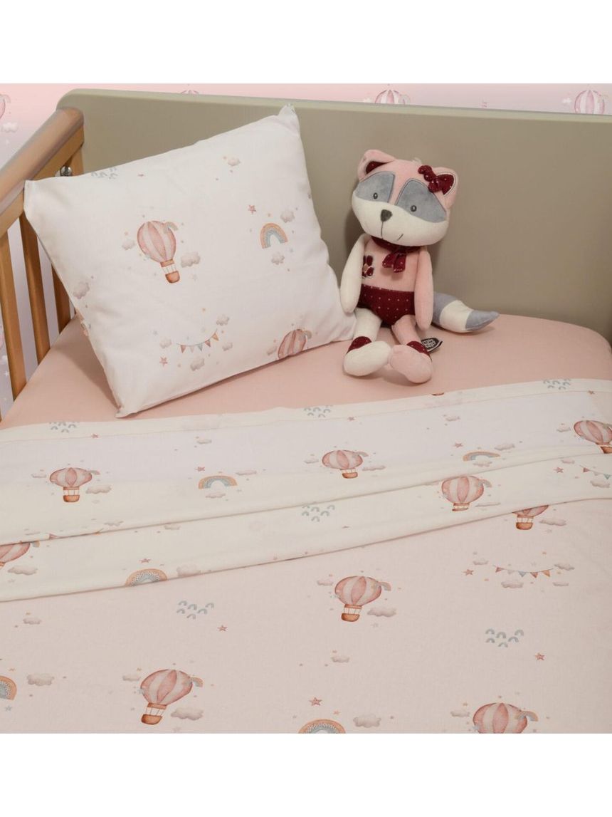 Baby oliver σετ σεντόνια κούνιας 110×170cm με λάστιχο σχέδιο 422 46-6706/422 - BABY OLIVER