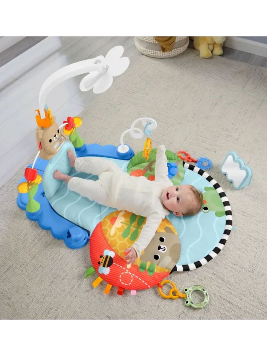 Fisher-price γυμναστήριο με περιστρεφόμενο λουλούδι 3 σε 1 hyr60 - Fisher-Price