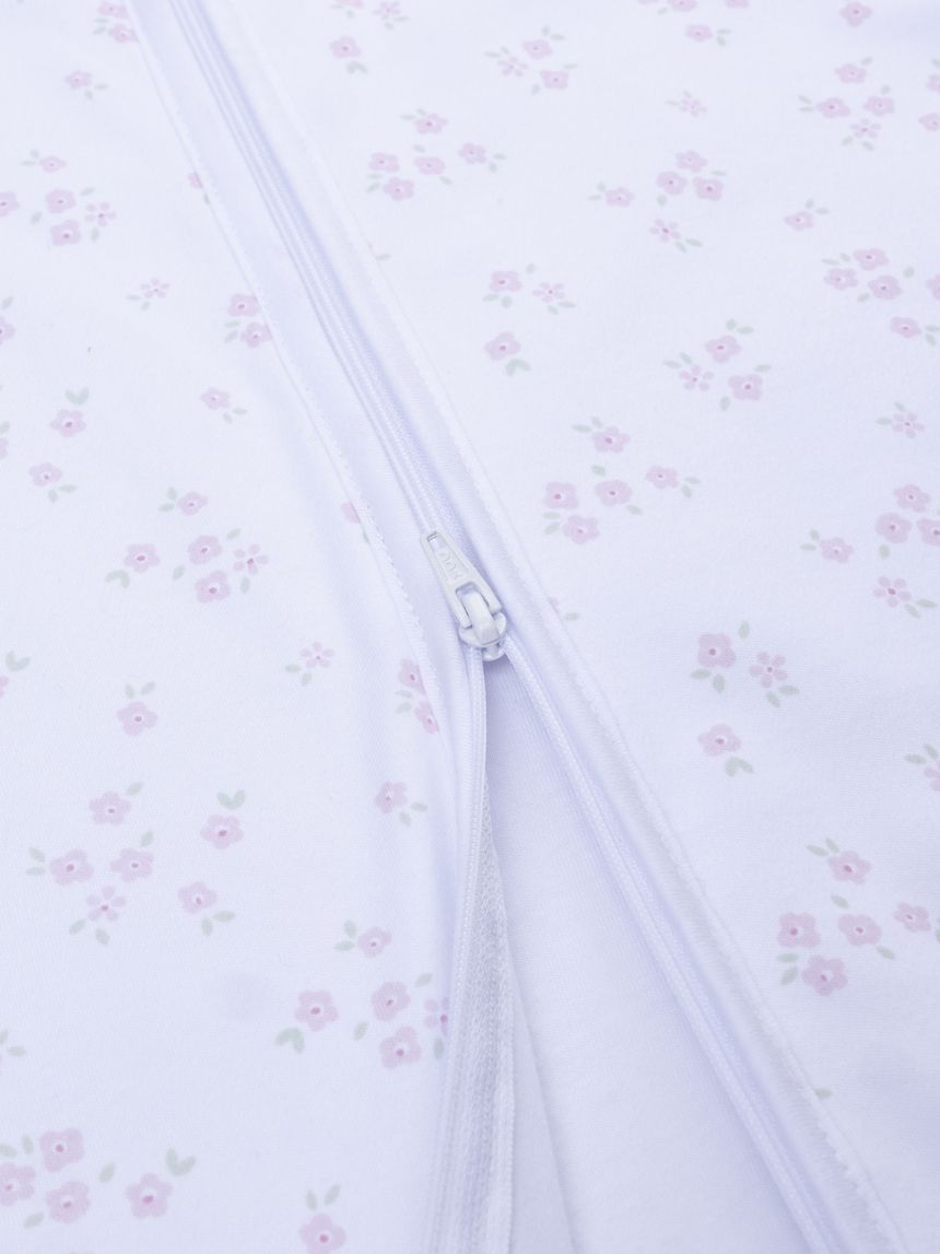 βρεφικός υπνόσακος λευκός με λουλούδια 1,5 tog - Prénatal