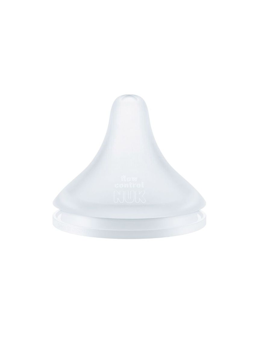 Nuk θηλή σιλικόνης perfect match 2τμχ μέγεθος flowcontrol 6m+ - Nuk