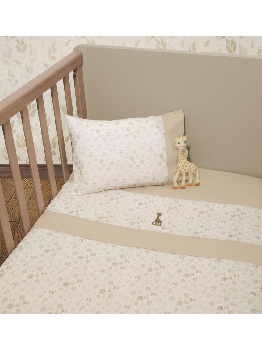 Sophie la girafe σετ σεντόνια κούνιας 110×170cm με λάστιχο σχέδιο 506 46-6706/506 - SOPHIE LA GIRAFE