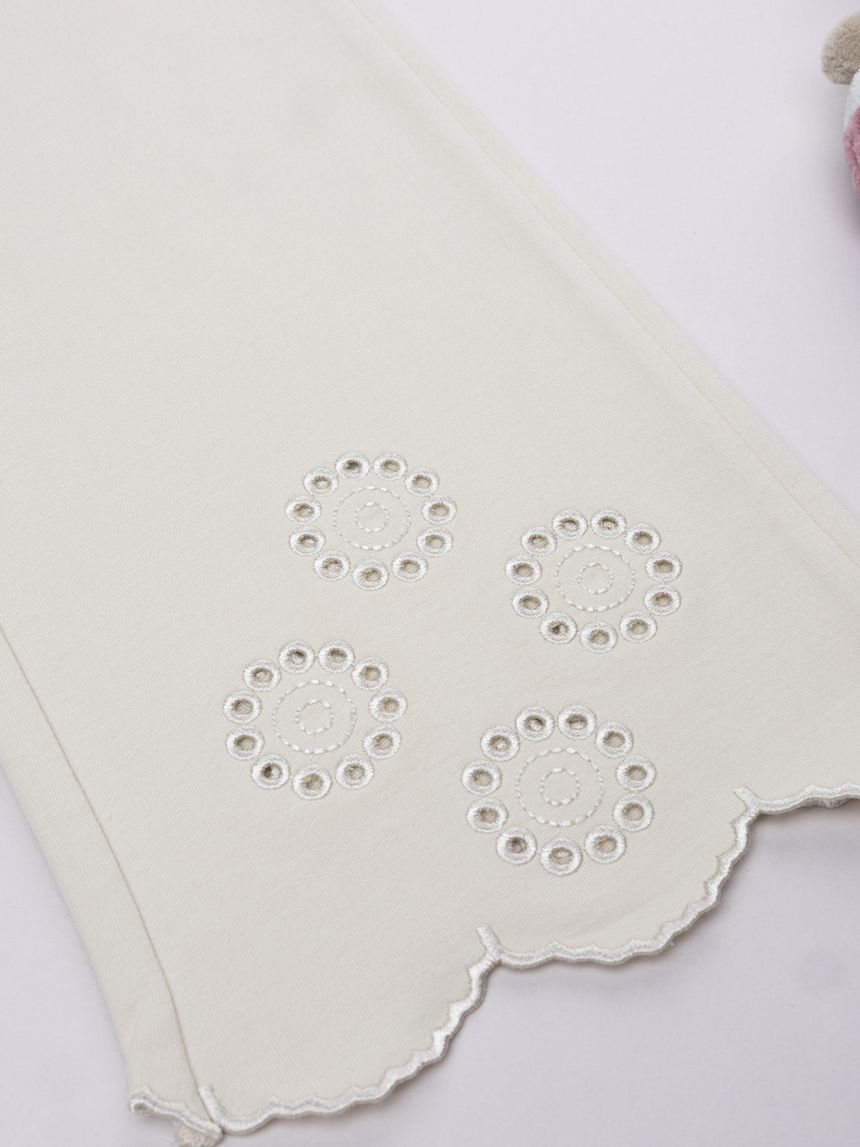 παιδικό παντελόνι φούτερ μπεζ minnie για κορίτσι - Prénatal