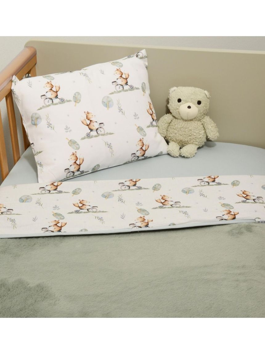 Baby oliver minky κουβέρτα λίκνου διπλής όψης σχέδιο 423 46-6735/423 - BABY OLIVER