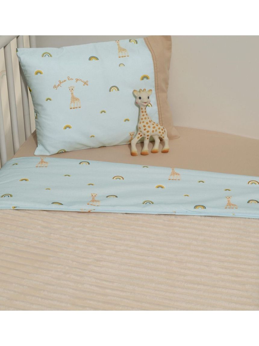 Sophie la girafe minky κουβέρτα κούνιας διπλής όψης σχέδιο 504 46-6734/504 - SOPHIE LA GIRAFE