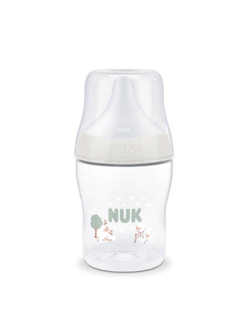Nuk πλαστικό μπιμπερό με θηλή σιλικόνης perfect match temperature control 0m+ 150ml sheep - Nuk