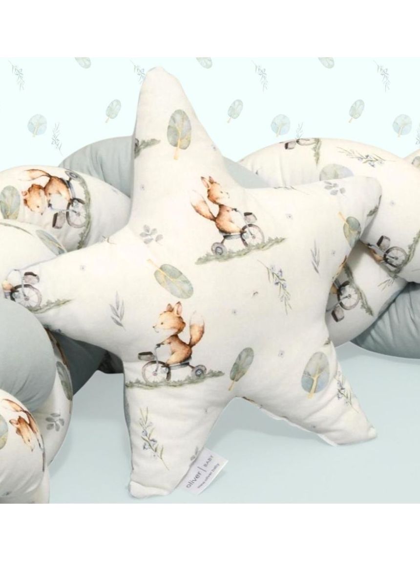 Baby oliver διακοσμητικό μαξιλάρι αστέρι σχέδιο 423 μέντα 46-6710/423 - BABY OLIVER