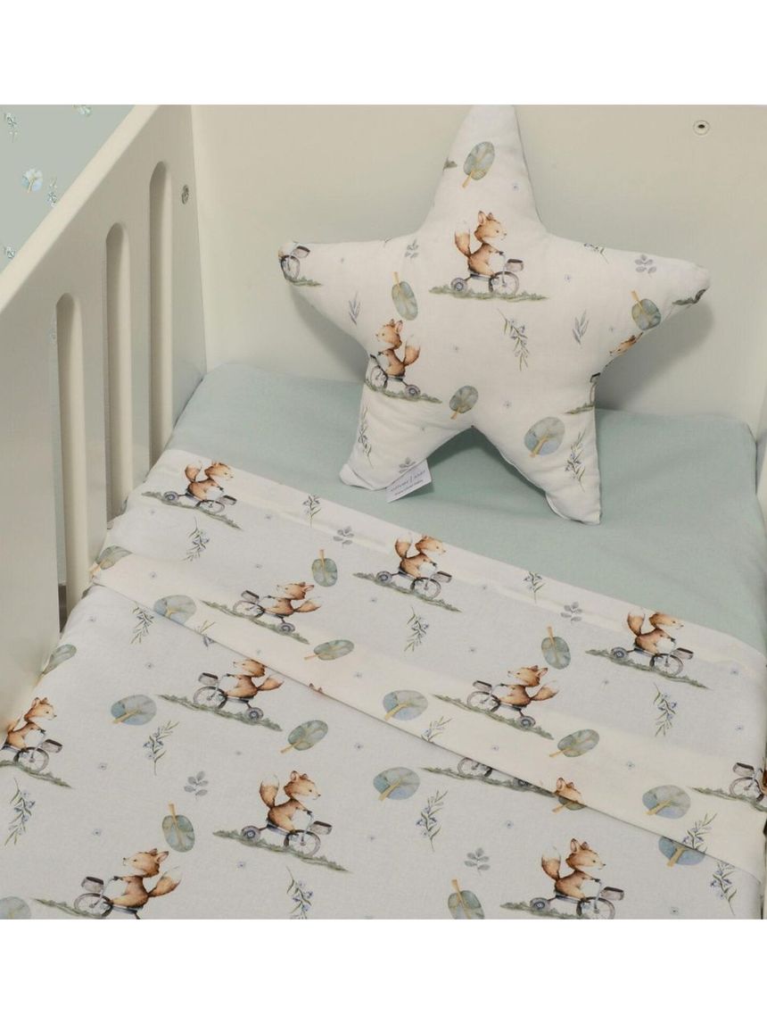 Baby oliver σετ σεντόνια λίκνου 75×110cm σχέδιο 423 46-6704/423 - BABY OLIVER