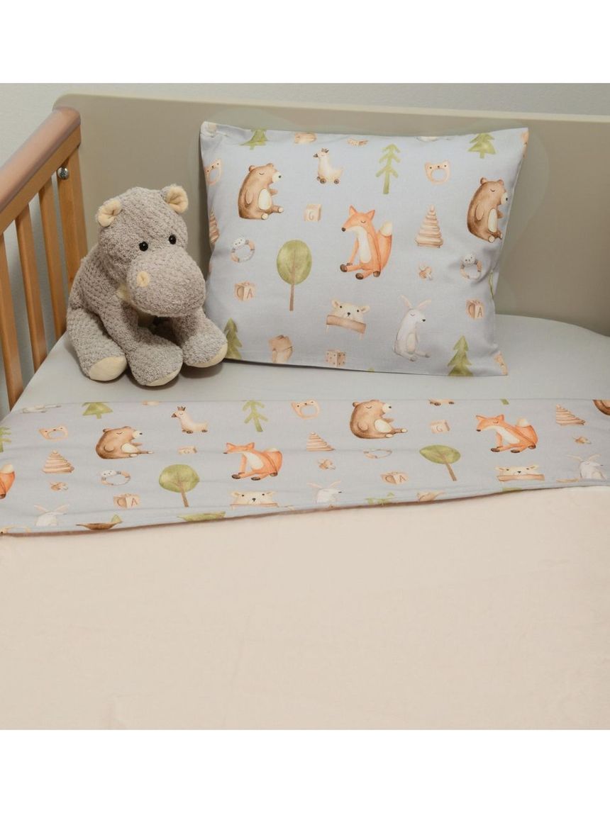 Baby oliver minky κουβέρτα λίκνου διπλής όψης σχέδιο 427 46-6735/427 - Baby Oliver