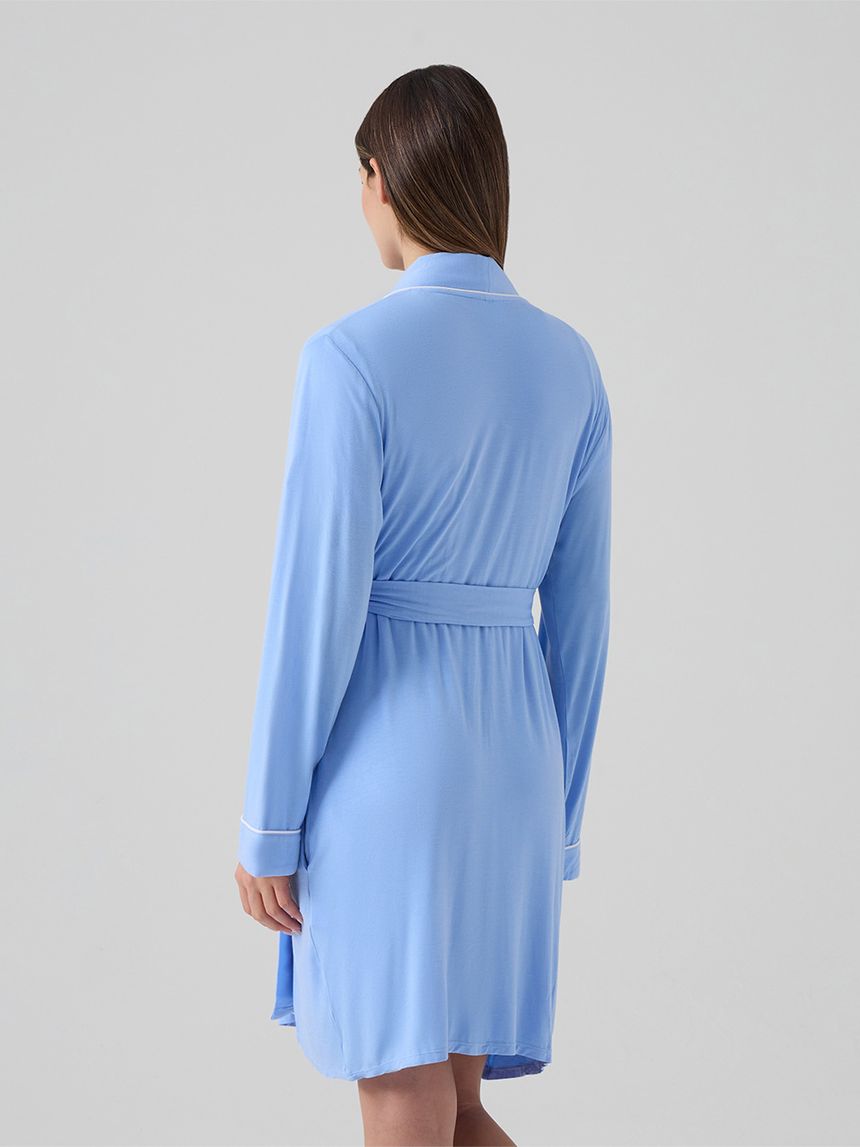 γυναικεία ρόμπα εγκυμοσύνης/θηλασμόυ γαλάζια - Prénatal