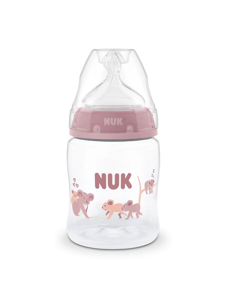 Nuk πλαστικό μπιμπερό με θηλή σιλικόνης first choice temperature control 0m+ 150ml koala - Nuk