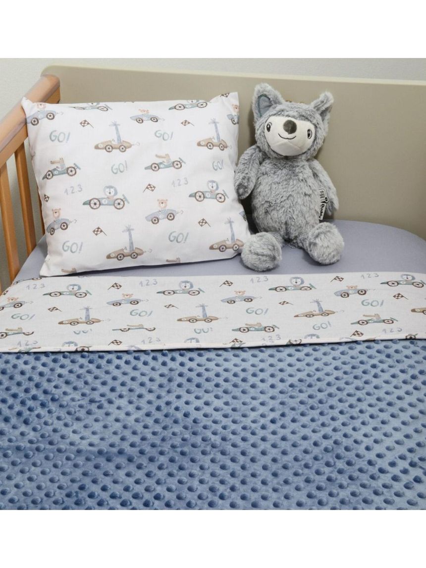 Baby oliver minky κουβέρτα αγκαλιάς διπλής όψης σχέδιο 421 46-6734/421 - BABY OLIVER