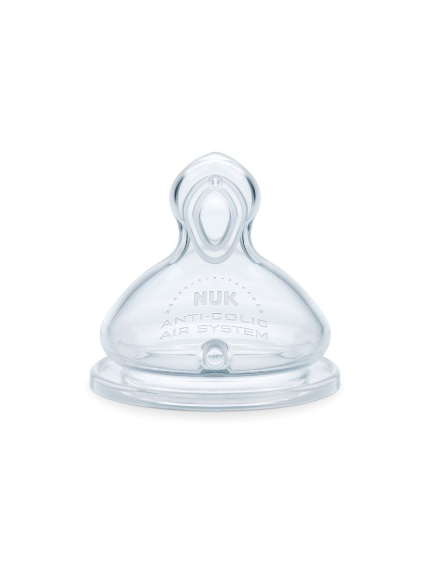 Nuk θηλή σιλικόνης first choice 2τμχ μέγεθος m 3m+ - Nuk