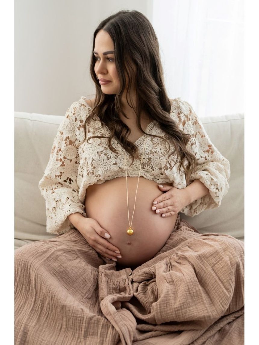 Proud mama μενταγιόν bola sofie gold pm-672 - Proud Mama