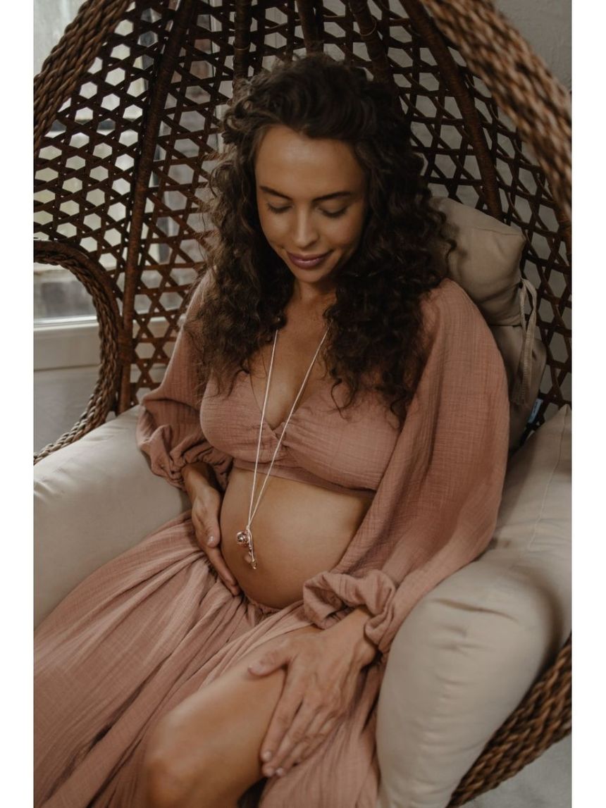 Proud mama μενταγιόν bola sofie rose gold πατουσάκια pm-671 - Proud Mama