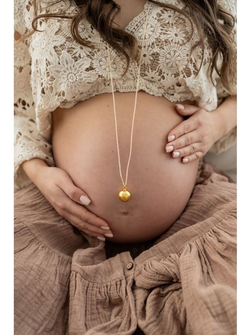 Proud mama μενταγιόν bola sofie gold pm-672 - Proud Mama