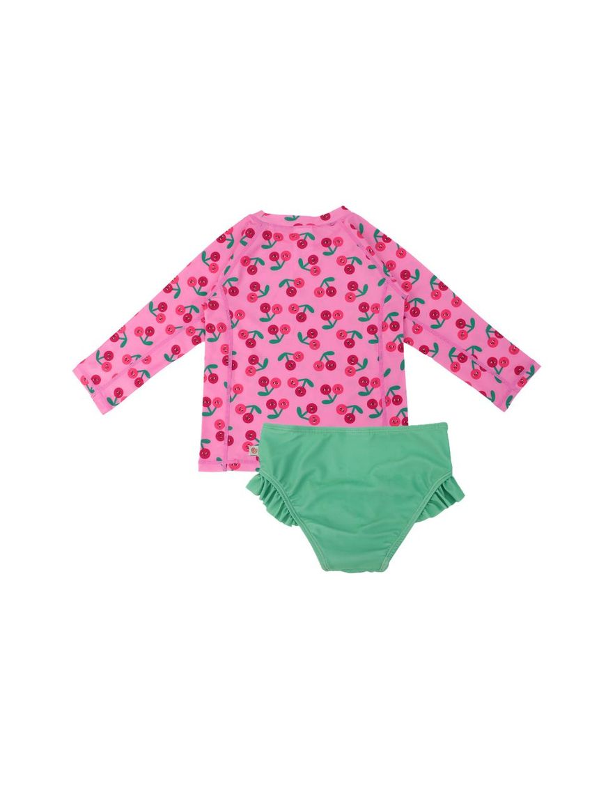 Zoocchini σετ uv μαγιό και μπλούζα cherry zoo16410 - Zoocchini