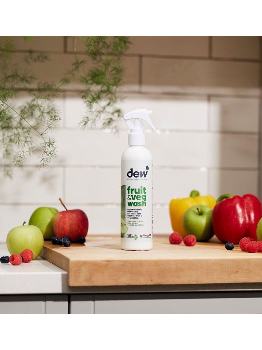 Dew fruit & veg wash απολυμαντικό καθαριστικό spray φρούτων λαχανικών χωρίς τοξικά χημικά 250ml eco/1100900992 - Dew