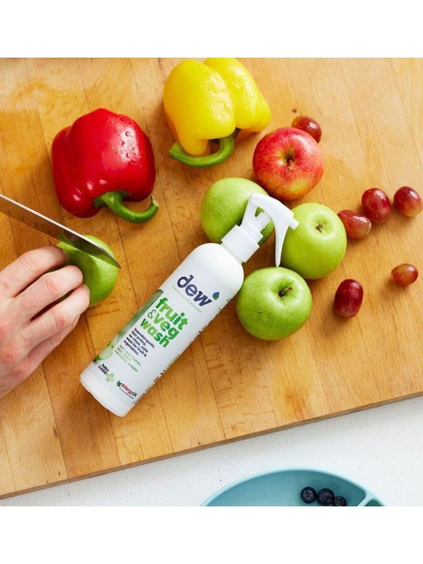 Dew fruit & veg wash απολυμαντικό καθαριστικό spray φρούτων λαχανικών χωρίς τοξικά χημικά 250ml eco/1100900992 - Dew