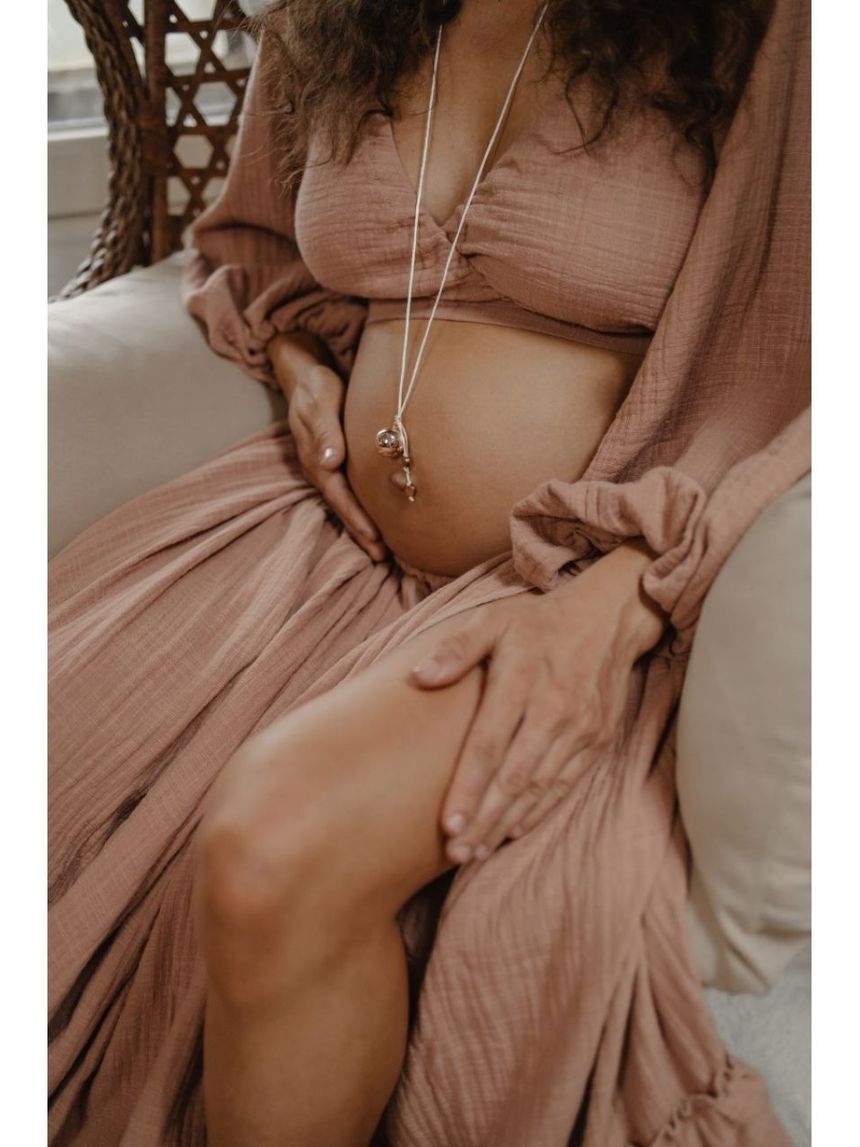 Proud mama μενταγιόν bola sofie rose gold πατουσάκια pm-671 - Proud Mama