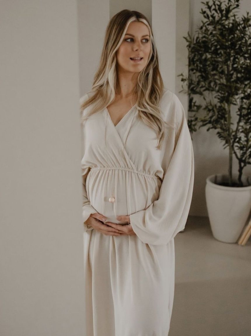 Proud mama μενταγιόν bola luna rose gold pm-572 - Proud Mama