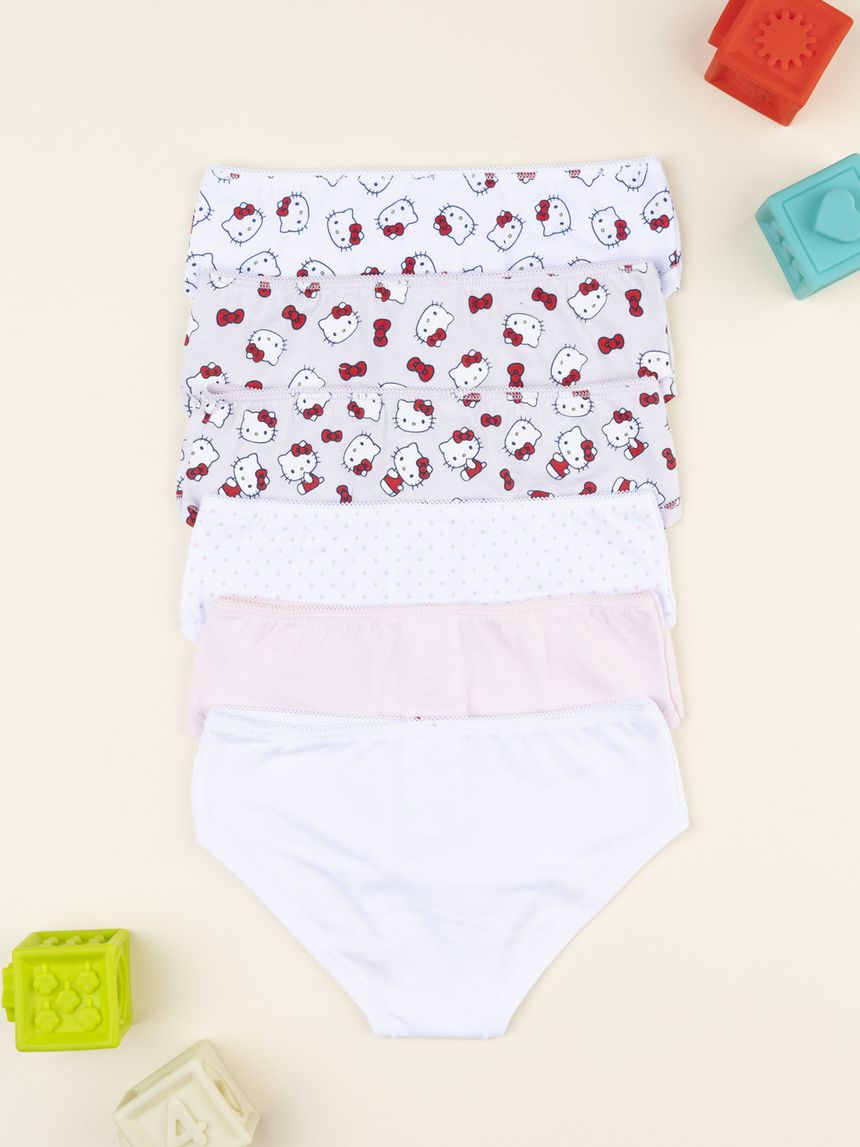 παιδικά σλιπ πακέτο x7 hello kitty για κορίτσι - Prénatal