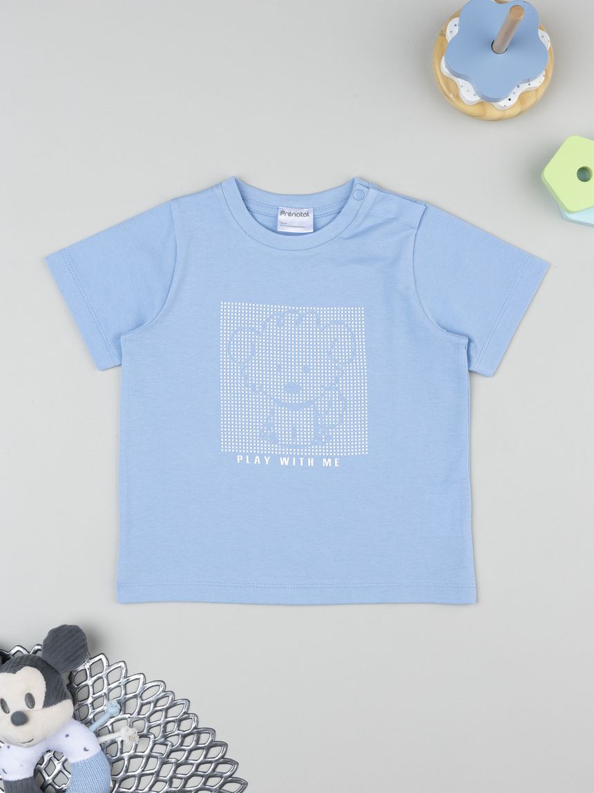 βρεφικό t-shirt γαλάζιο play για αγόρι - Prénatal